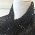Modular KNITTING PATTERN: Sequined Stole, Garter Stitch Shawl